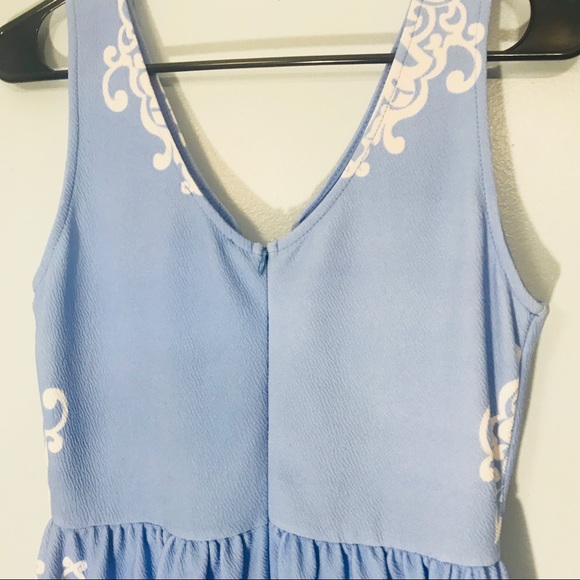 Trac Blue Sleeveless Dress - Picture 3 of 8